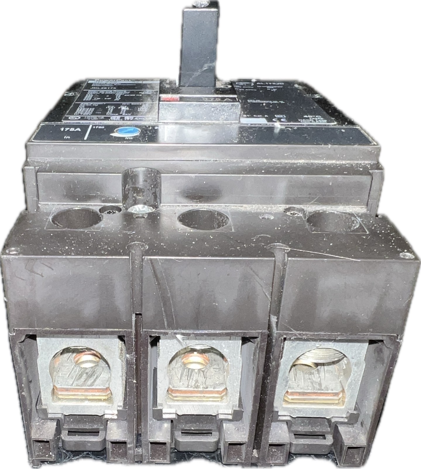 Square D JDL36175 PowerPact JD250 175A 3P 600V Circuit Breaker AL175JD