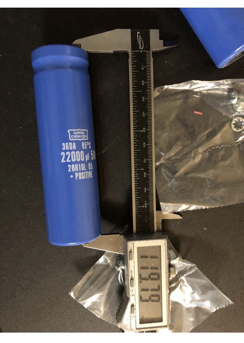 4 Nippon Chemi-Con 36DA-22000uF 50V 95 Degree Aluminium Electrolytic Capacitor