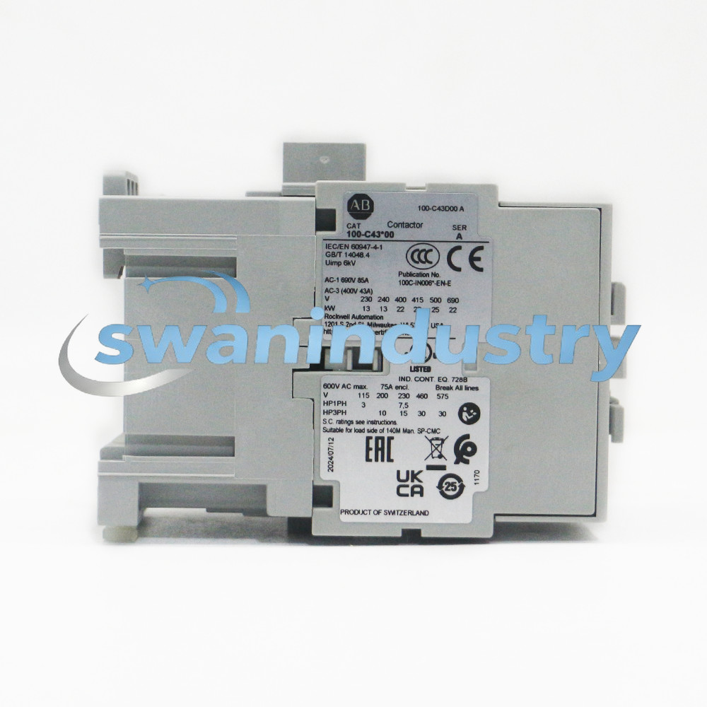 Brand New 100-C43D00 Allen Bradley 100-C IEC 43 A Contactor Screw Terminals