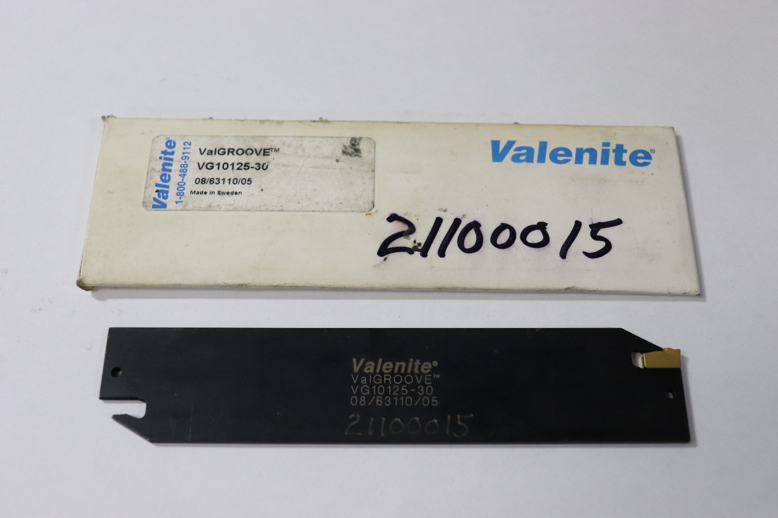 Valenite ValGROOVE VG10125-30 Double Ended Cut Off Blade w/ Carbide Insert