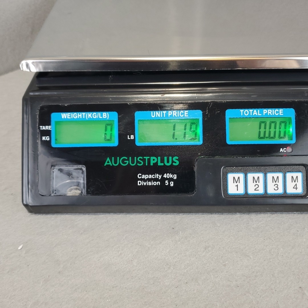 88lb 40kg Electronic Digital Price Computing Market Commercial Scale