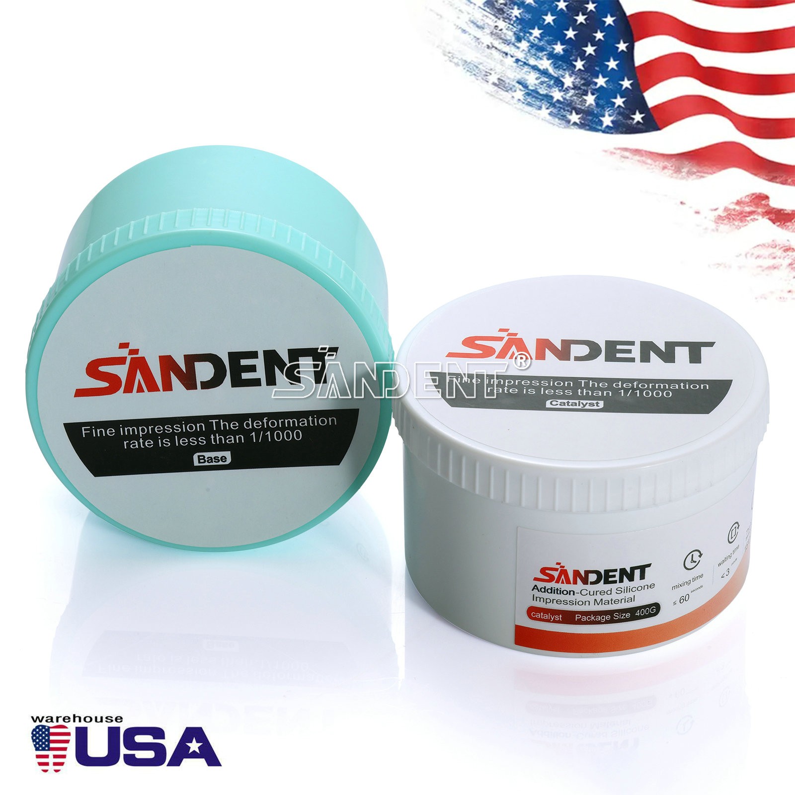 SANDENT Putty Soft Regular Set Base & Catalyst 2/Pk 400G+400G