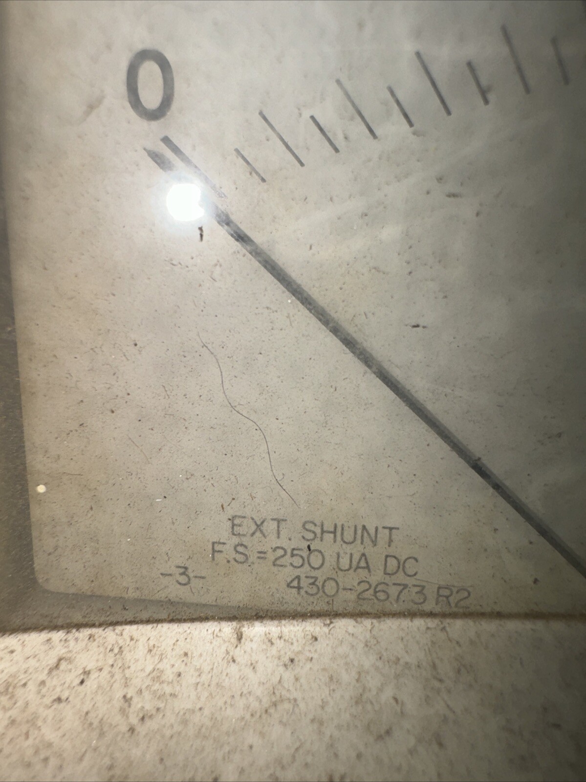 Assembly Products Inc. D.C. Amperes 0-2.0 Gauge Meter Vintage