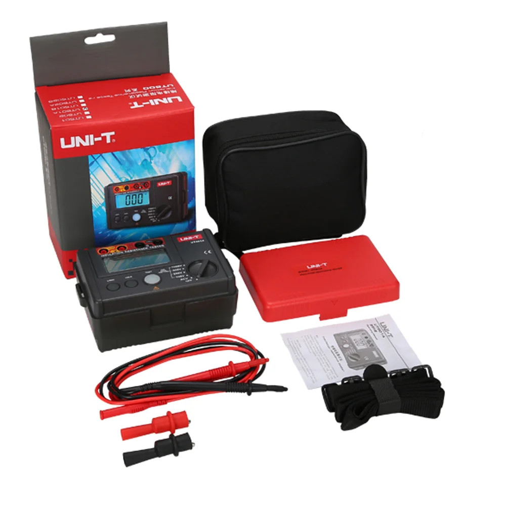 UNI-T UT501A Megger 1000V 5GΩ PI/DAR Insulation Tester Auto Discharge AC/DC