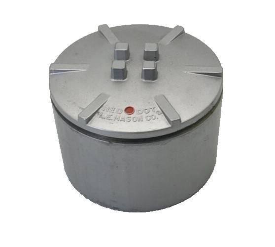 GAE-3 RED DOT 1-INCH DIE CAST ALUMINUM DEAD END BOX WITH COVER