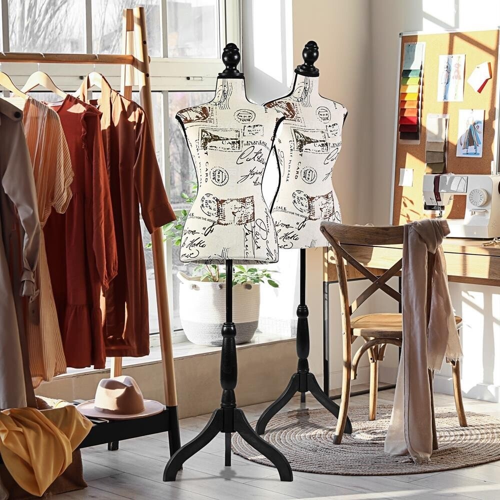 SereneLife Female Dress Form Mannequin Torso Display Mannequin Body