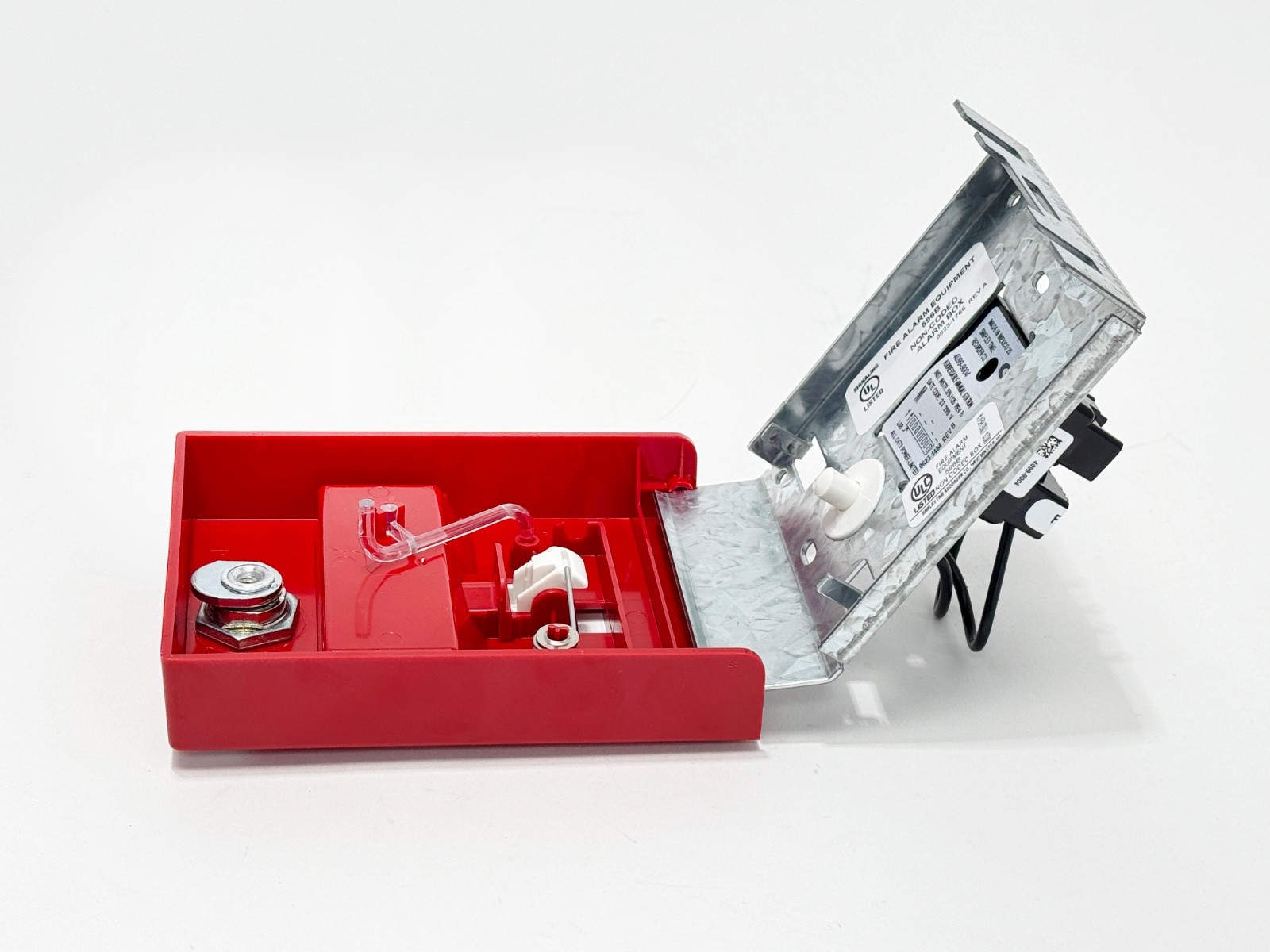 NEW SIMPLEX 06501205 RED Fire Alarm Manual Pull Station-LED SA ADDR 4099-9004