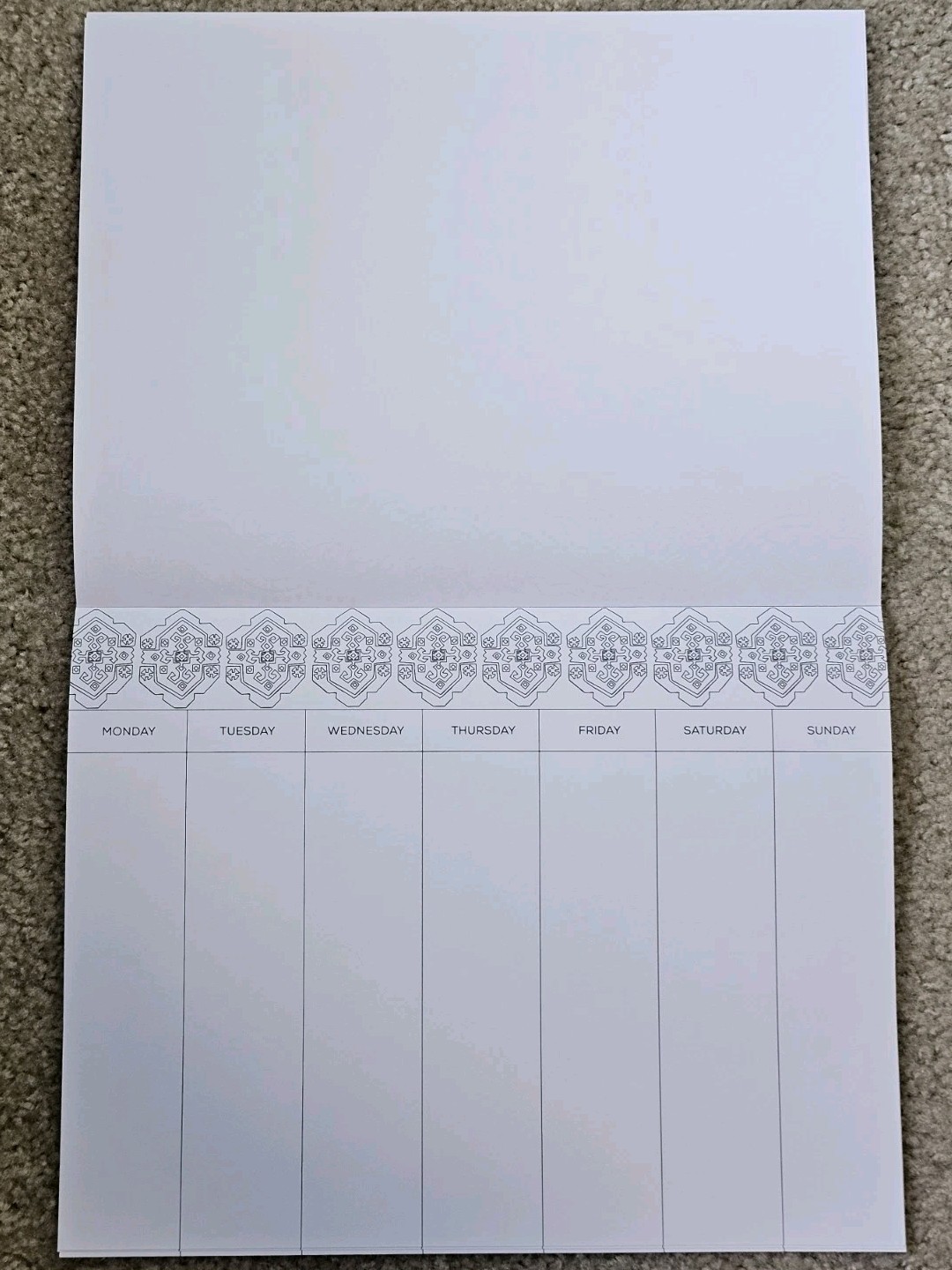 «The Art Of Hallmark», A Weekly Coloring Desktop Planner, Creative, Hobbies