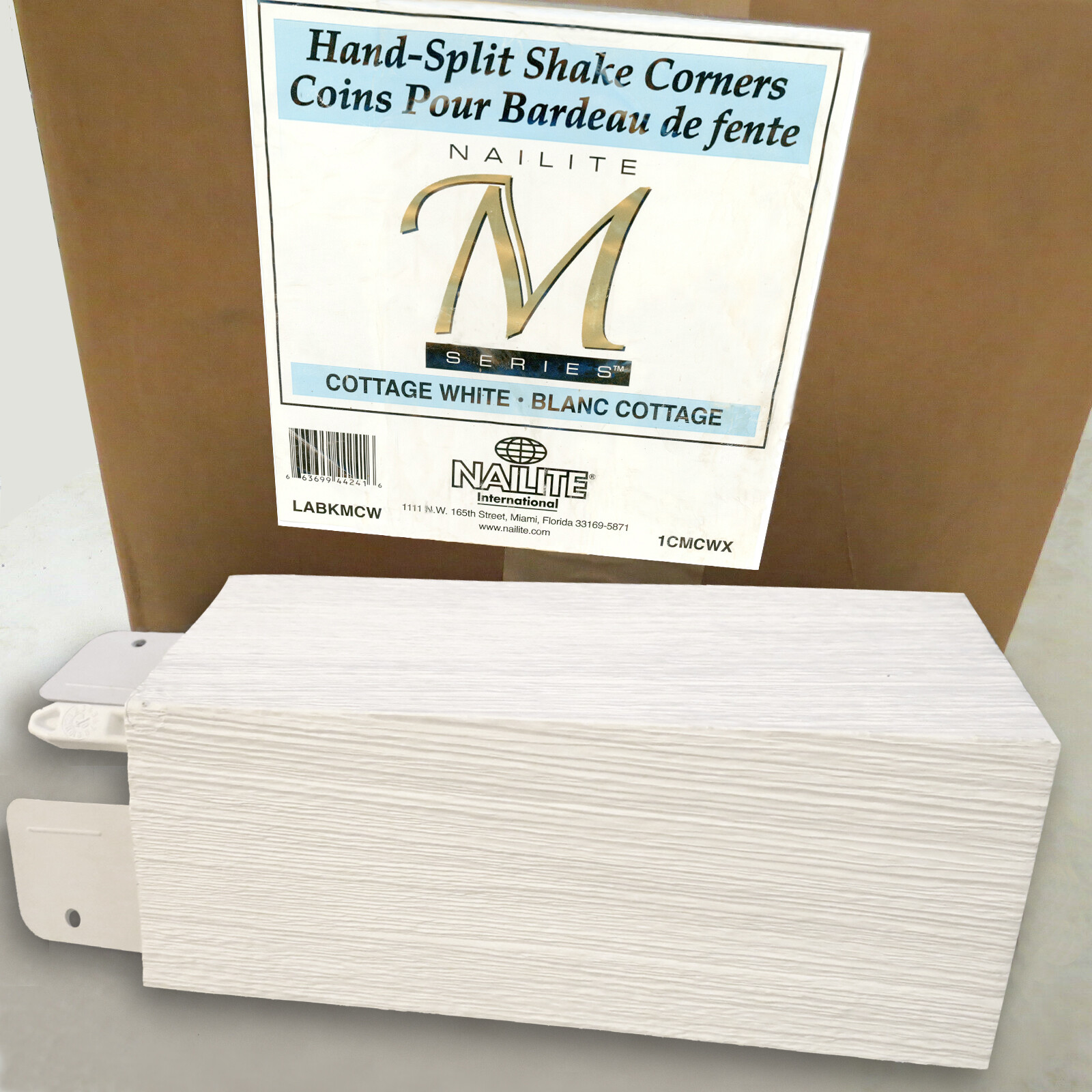Nailite Exterior Hand Split Vinyl Siding Cedar Shake Outside 90° Degree Corner