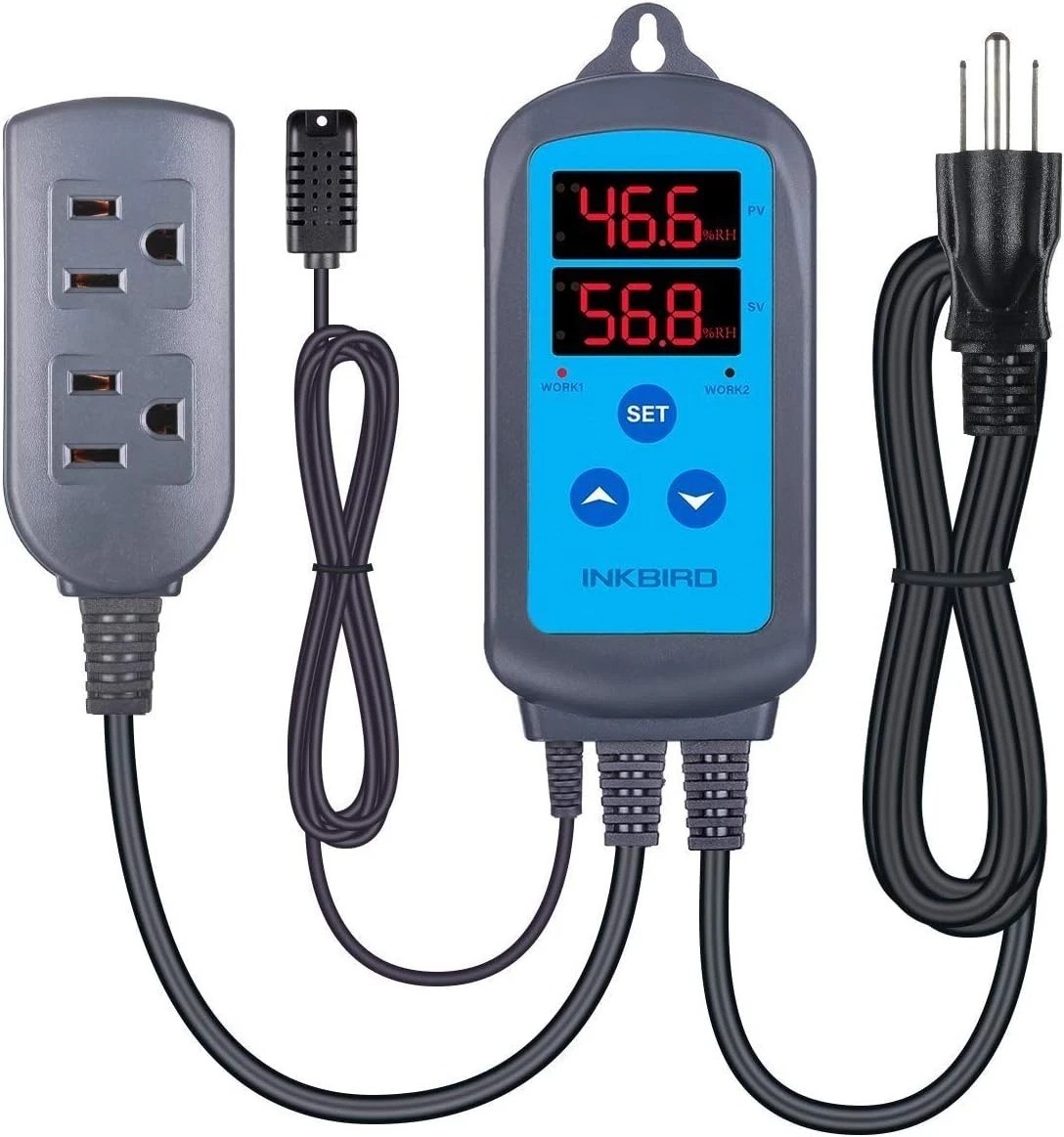 Pre-Wired Humidity Controller with Probe – Perfect for Greenhouses and Reptiles