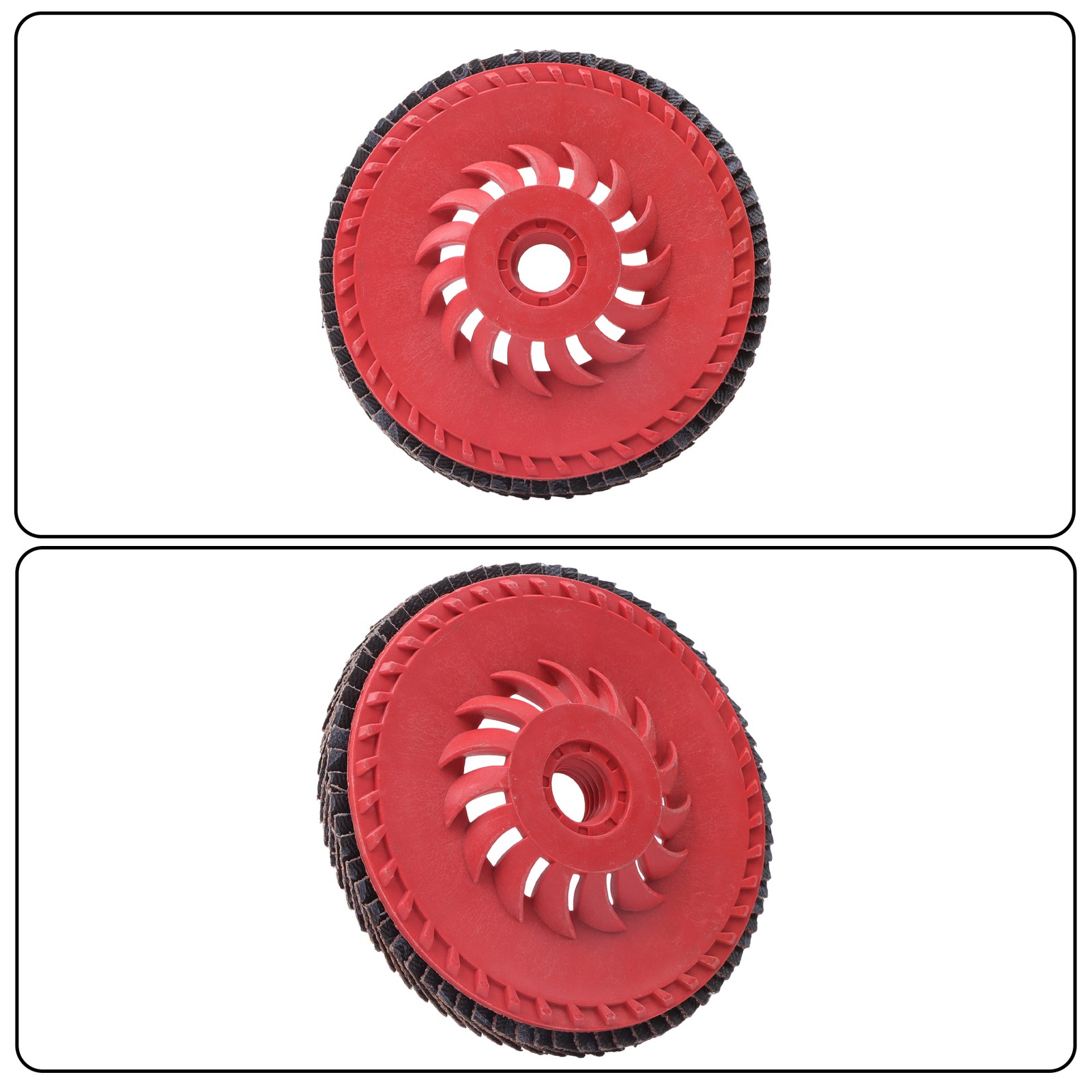 10 Pack 40/60/80/120 Grits 4-1/2″ Flap Sanding Disc Hundred Impeller
