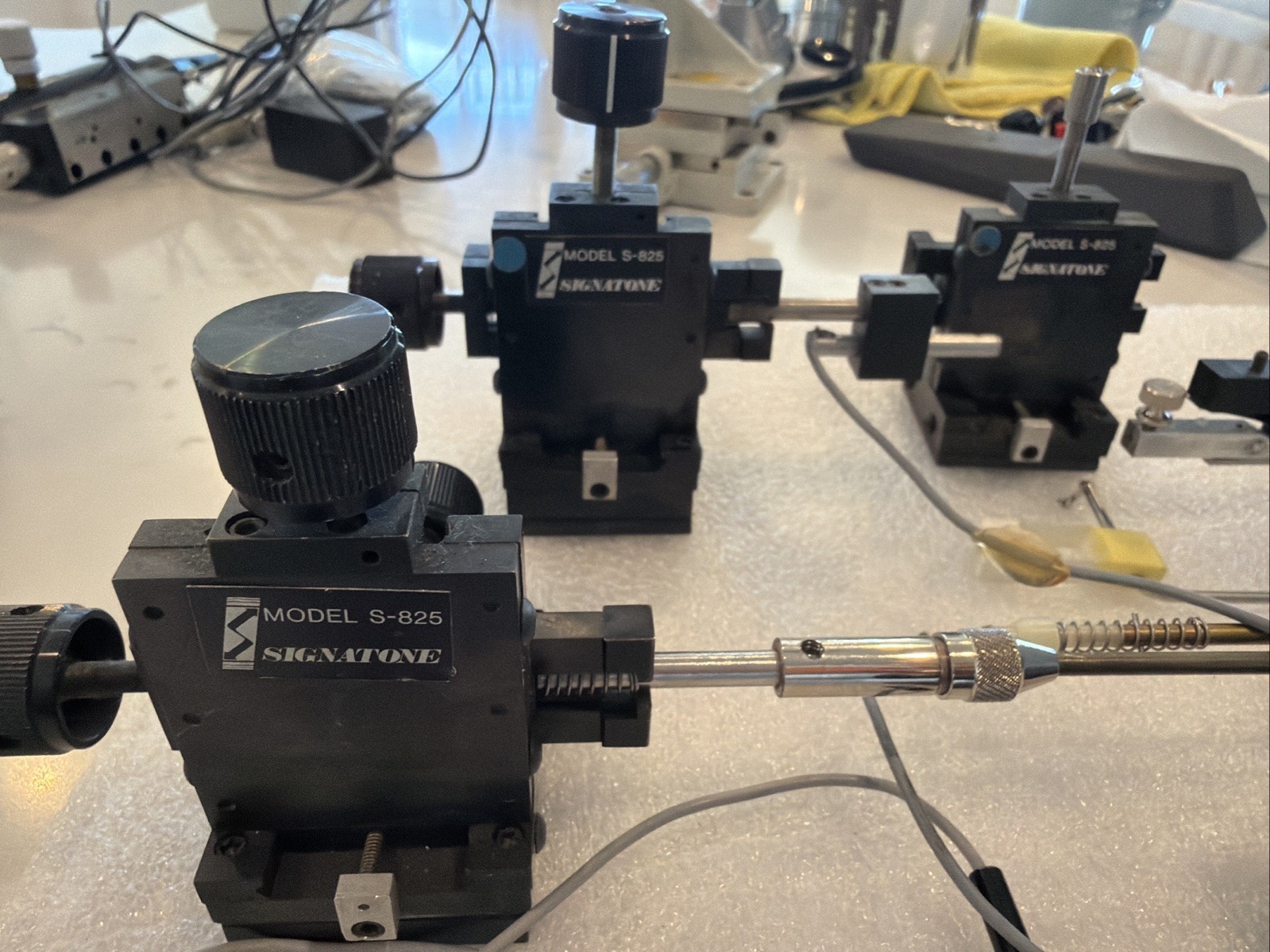 SIGNATONE Model S-825 Micropostioner Probe Manipulators-
