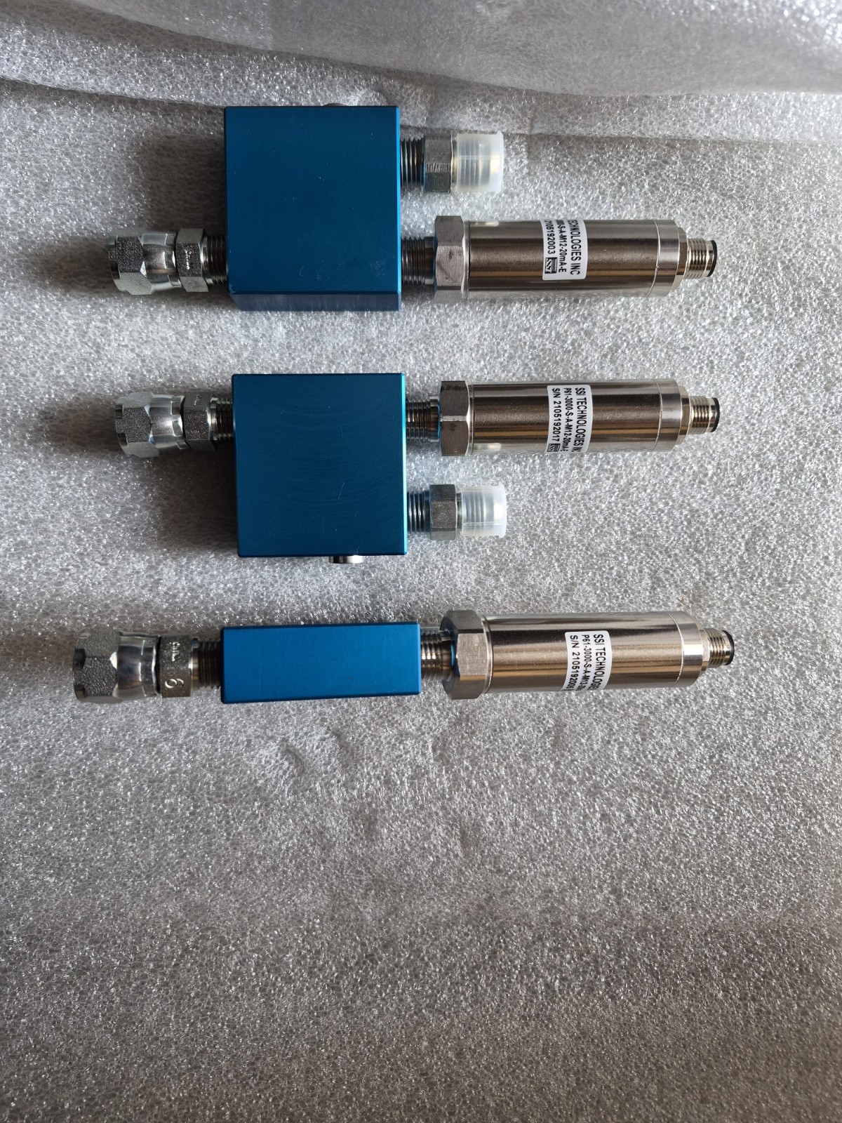 SSI GRACO PMC SPF Pressure Temperature Sensor RTD P61-3000-S-A-M12-20mA SPF-HA