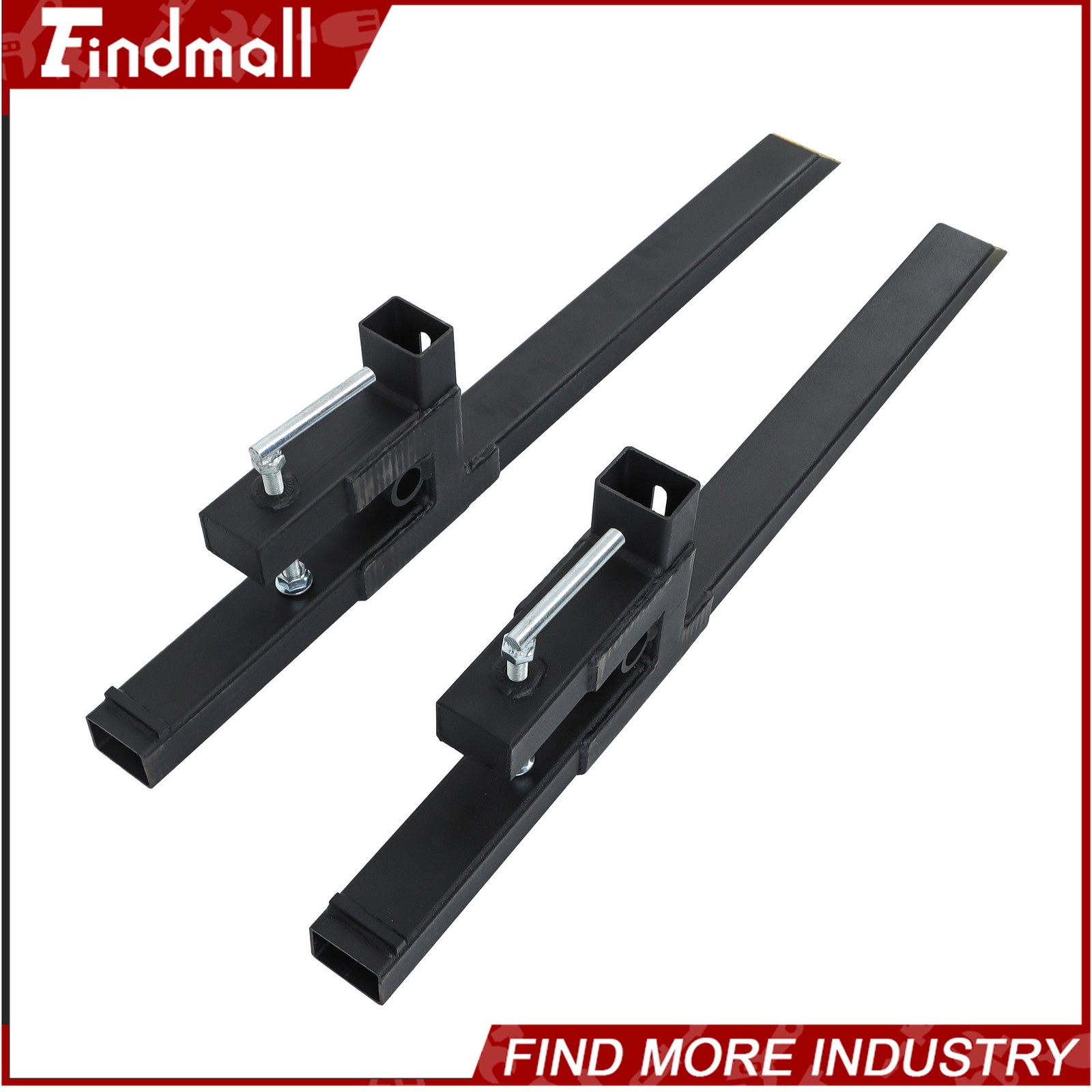 Findmall 43″ 2000lbs Clamp on Pallet Forks Tractor Forks Heavy Duty Bucket Fork