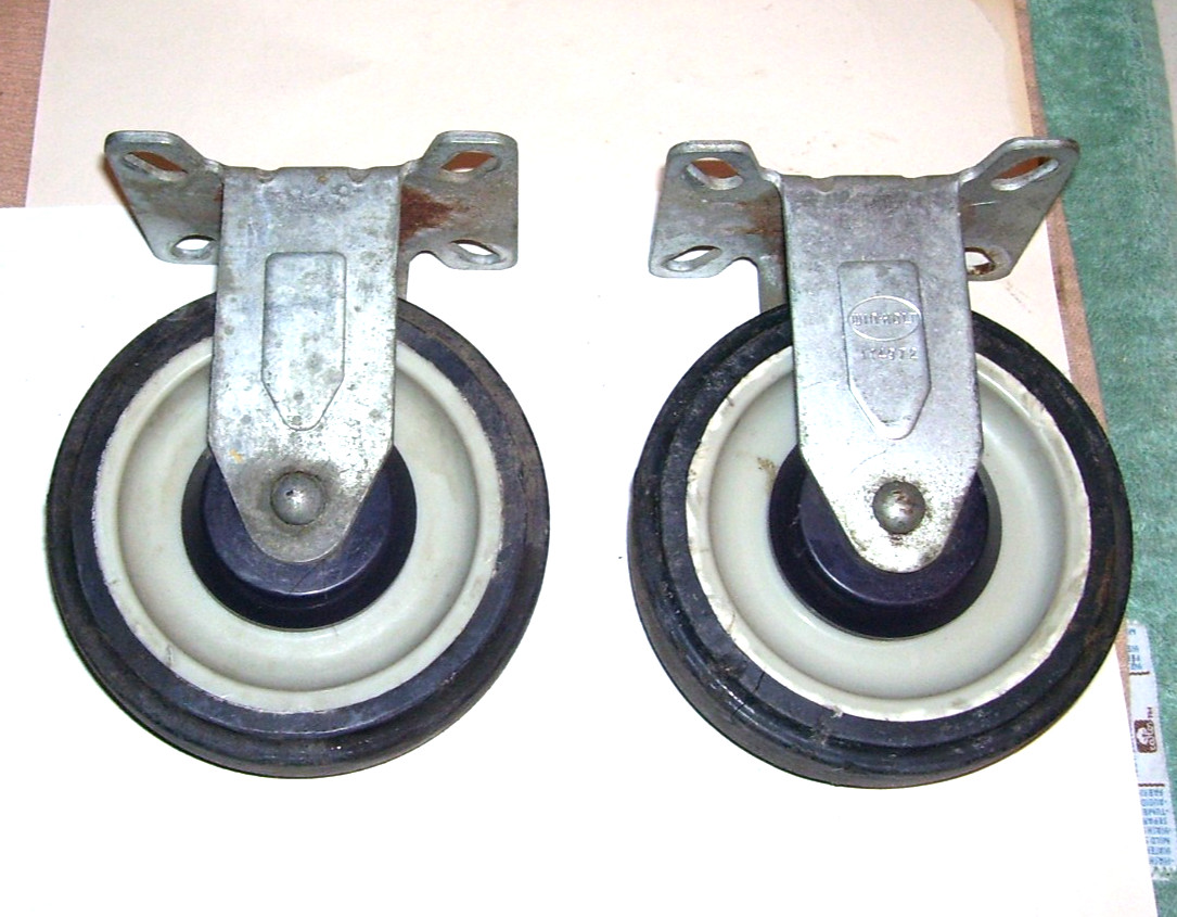 Pair Vintage Win Holt 5″ inch Caster Wheel Set, # 114972