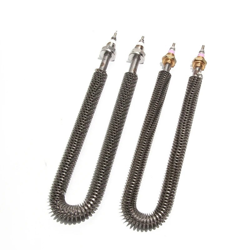 Finned Tubular Heater U Type Air Heating SS Element 304SS 0.8-2KW M18X25mm Oven