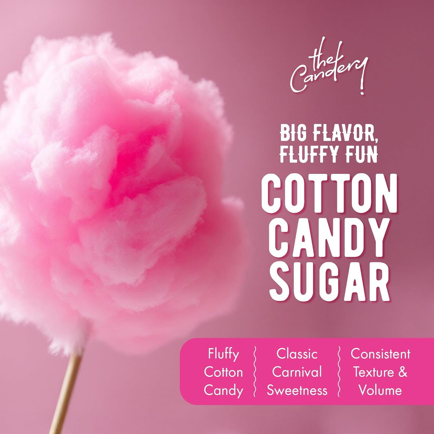 Cotton Candy Floss Sugar 6Lbs 96Oz Jars- 3 Pack Strawberry, Raspberry Blue and G