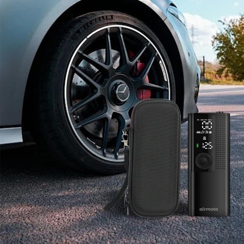 Case For Portable Air Pump Carrying Case Handheld Tire Inflators Color: Black