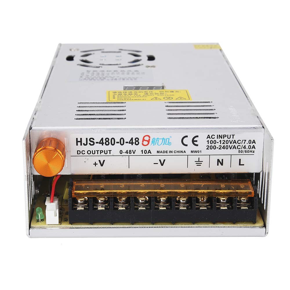 Adjustable DC Power Voltage Converter AC 110V-220V to DC 0-48V 10A Module Swi…
