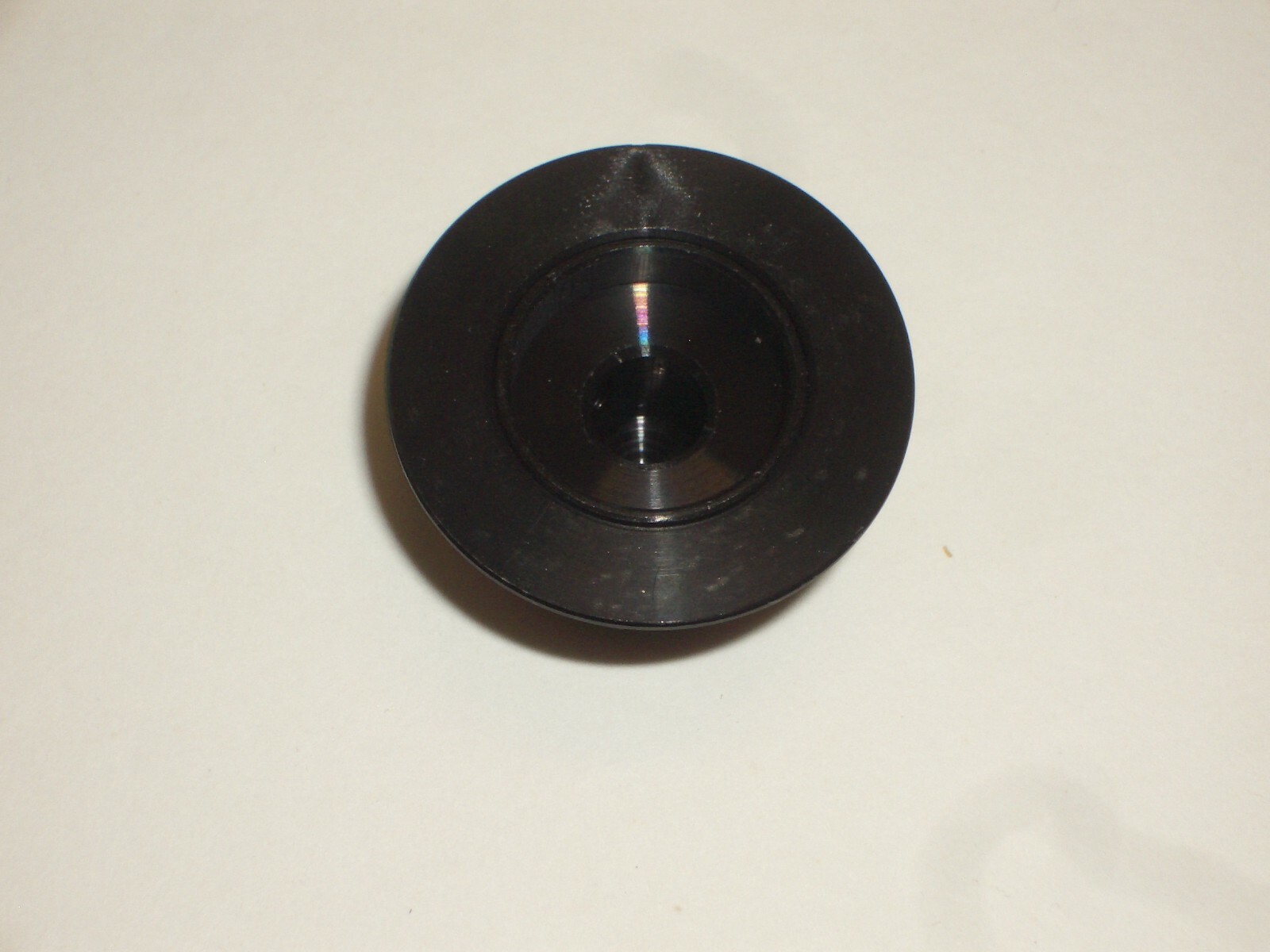CED P-K650 BLACK ALUMINUM SKIRTED RADIO DIAL KNOB 1.1″D x 0.6″T 1/4″ SHAFT 1PC