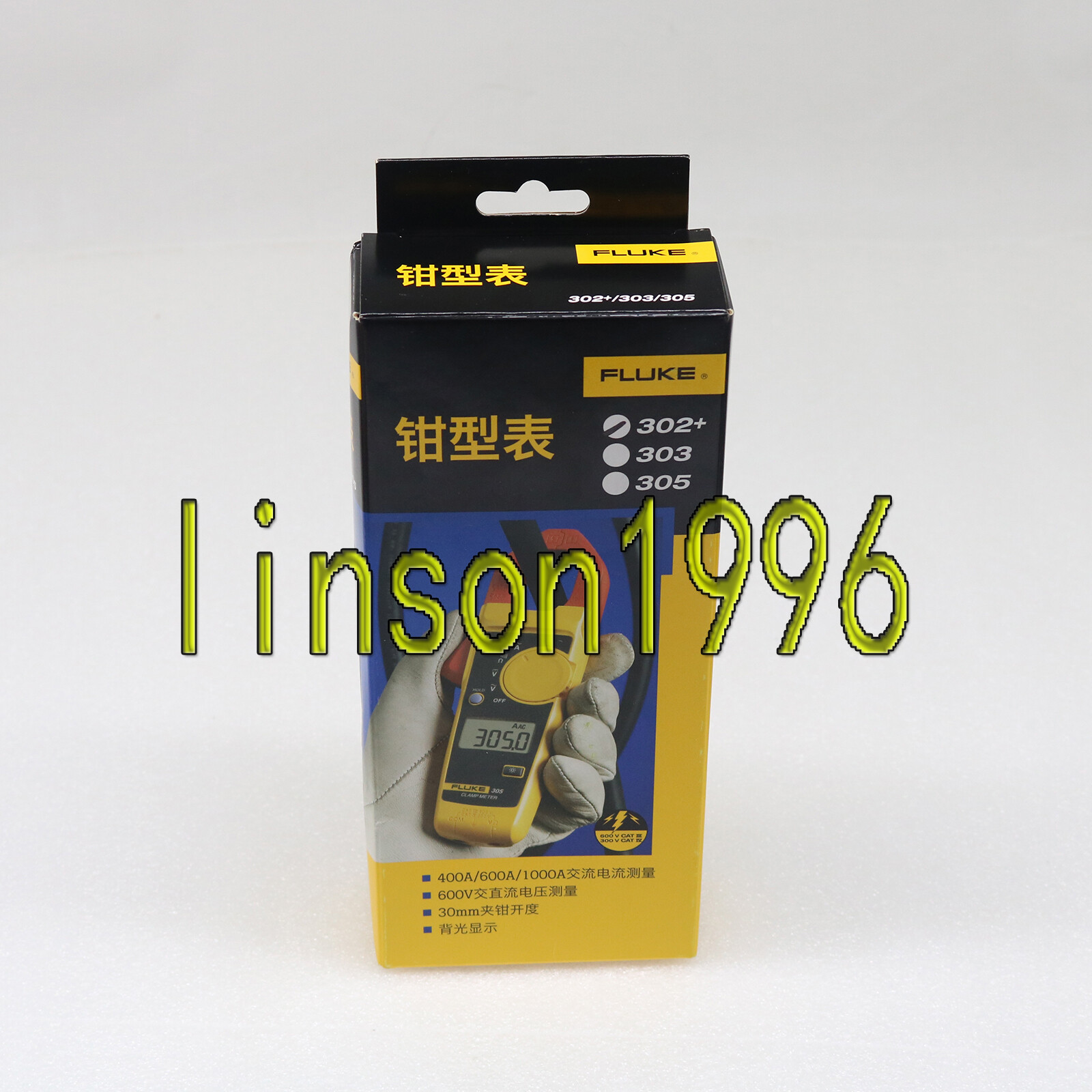 NEW Fluke 302+ Digital Clamp Meter Multimeter Electronic Tester Free Shipping