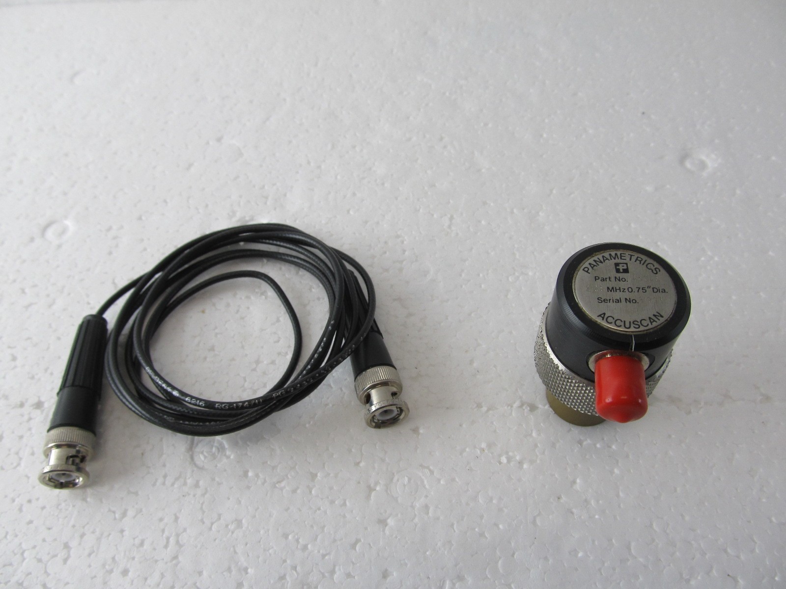 Panametrics Accuscan A605S 2.25MHz .75″ Dia w/ Cable