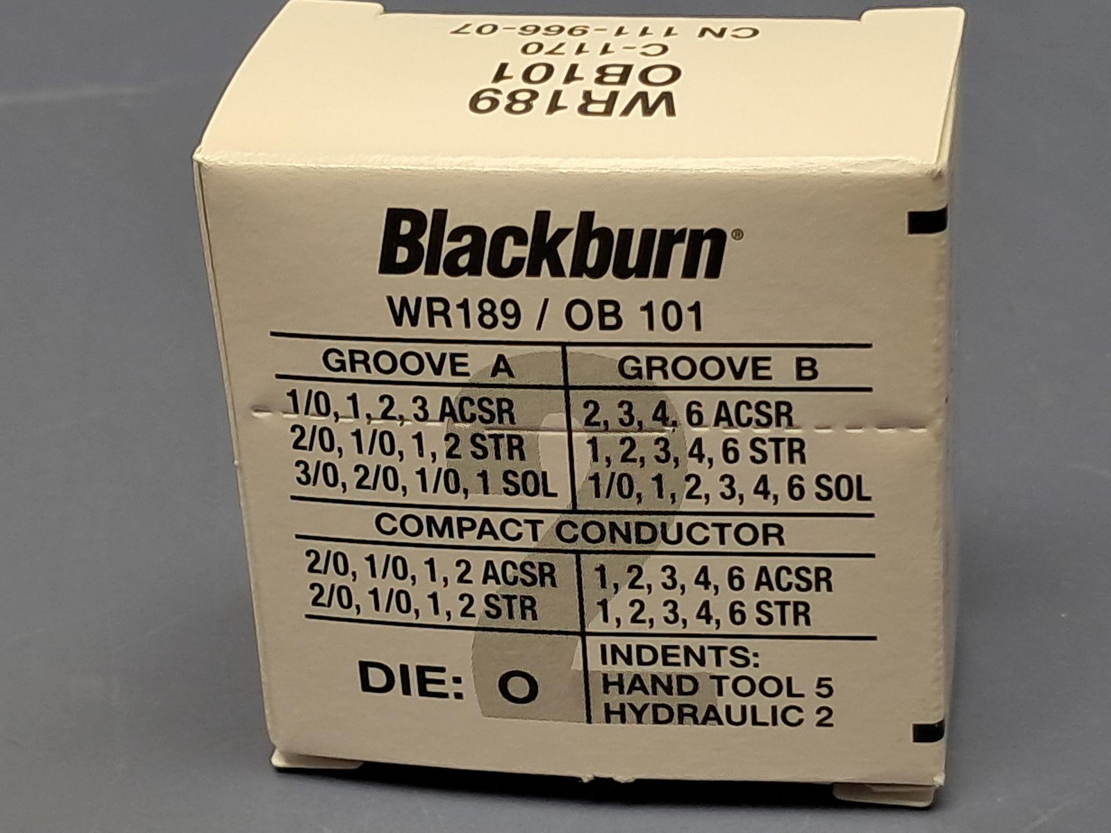(25) ABB Blackburn Wide Range Compression Connectors WR189