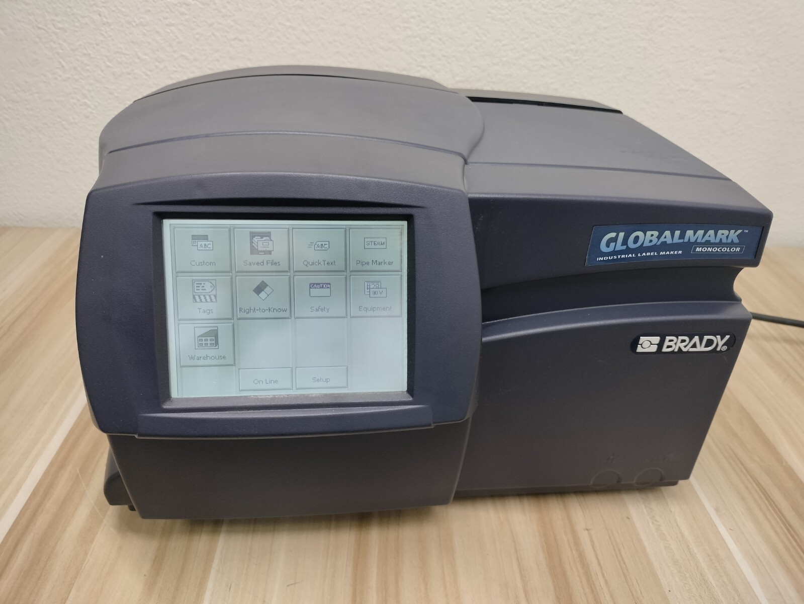 BRADY GlobalMark Label & Sign Maker 1 (MODEL: MGL) *TAPE NOT FOUND*