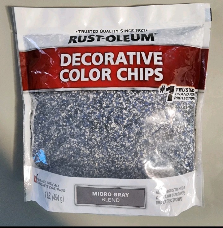 Rust-Oleum 1 lb. Micro Blue/Gray Decorative Color Chips For Paint