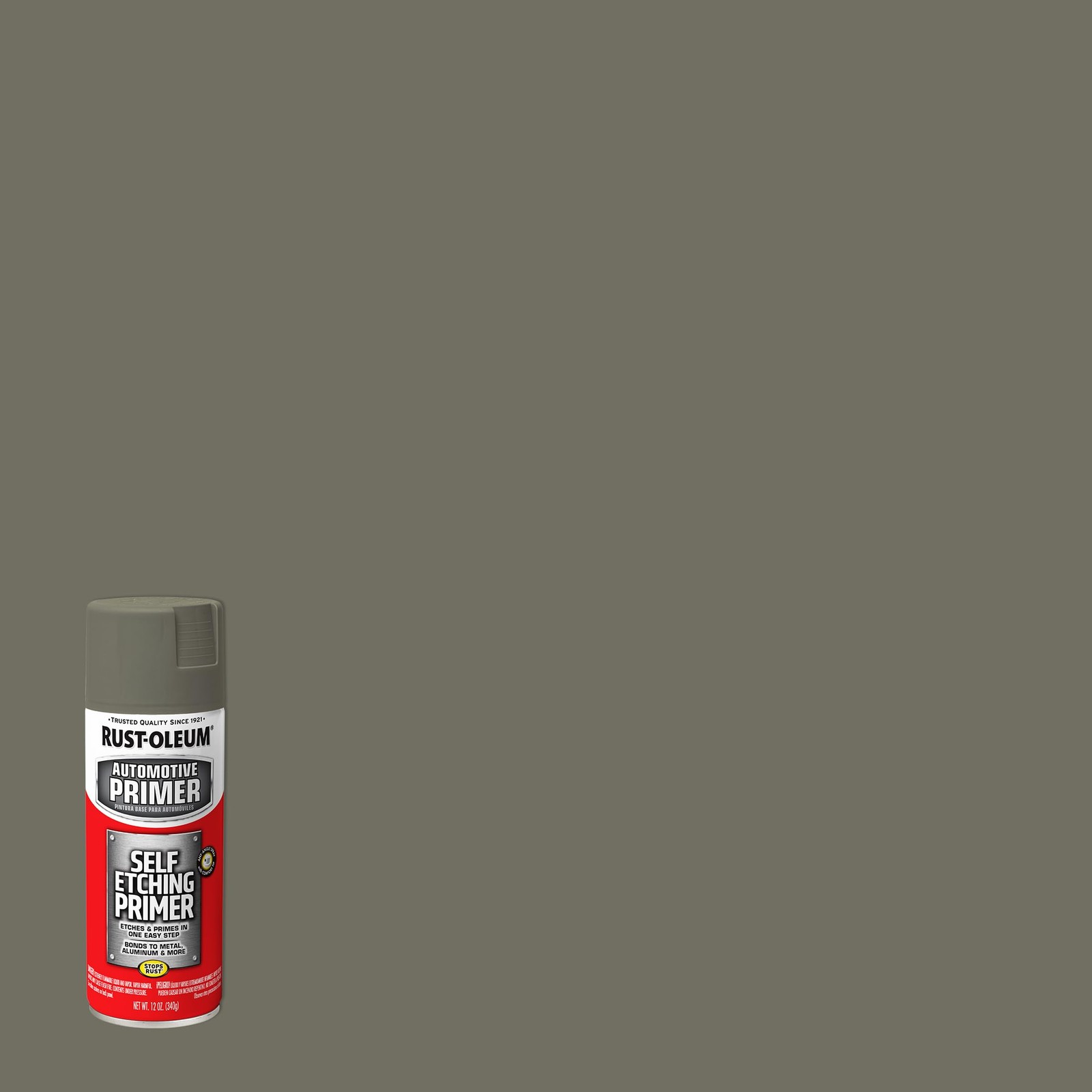 249322 Automotive Self Etching Primer Spray, 12 oz, Matte Dark Green