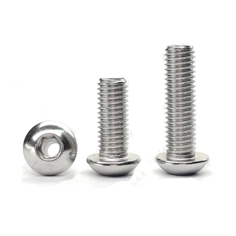 M4 M5 M6 M8 M10 M12 Stainless Steel Hex Socket Button Head Hollow Screws Bolts