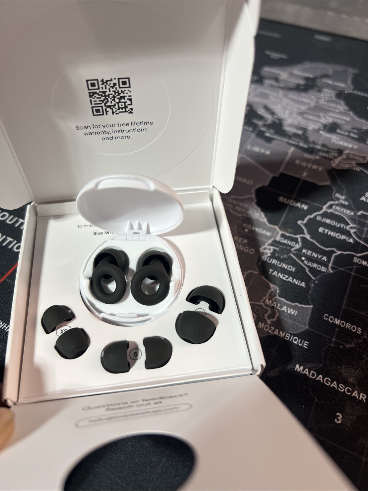 Loop Quiet 2 Ear Plugs for Noise Reduction 14 Rating BLACK Open Box
