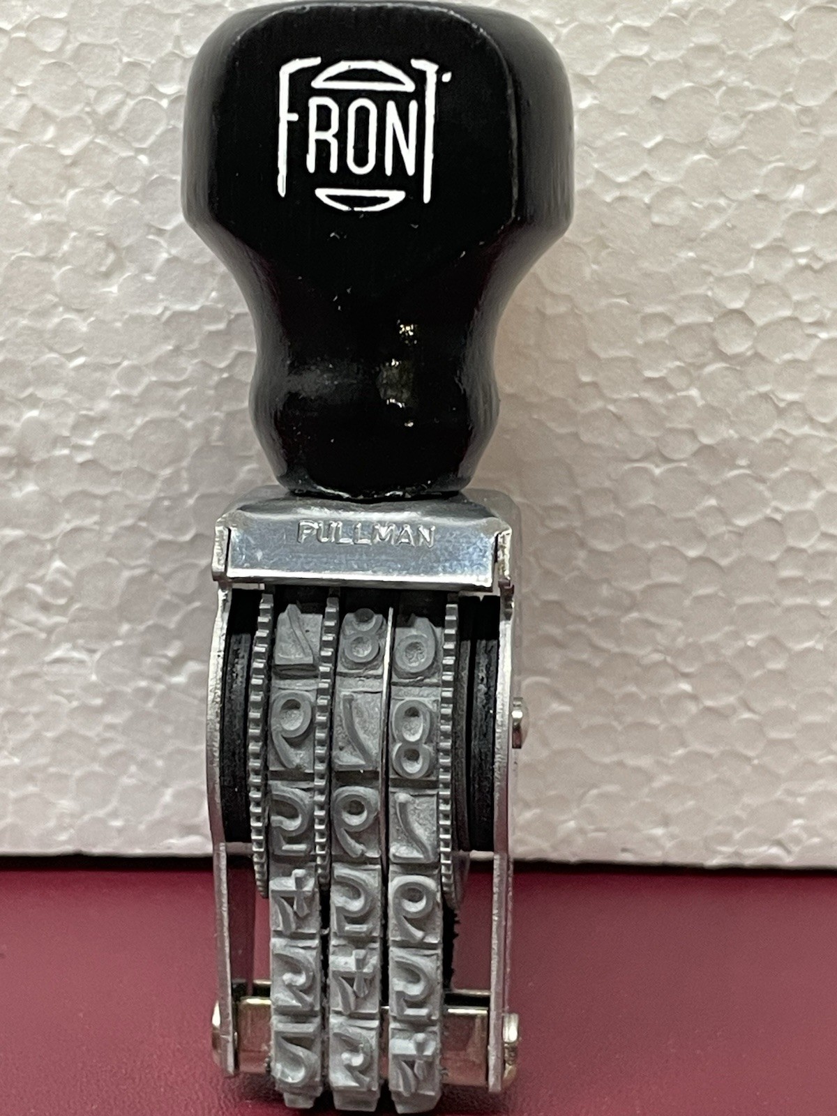 Numbering Rubber Stamp, 3/16″ Characters 3 Digits, 001-999