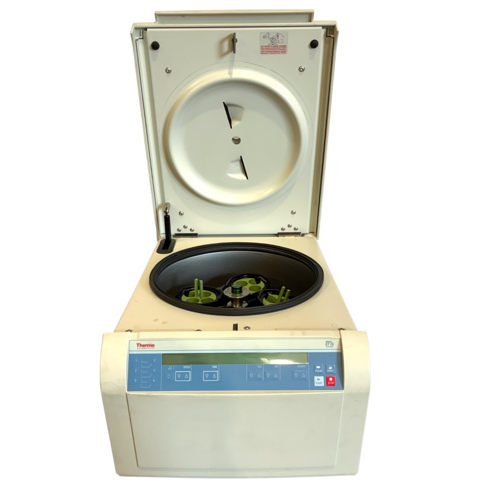 Thermo Scientific Sorvall ST 16 Benchtop Centrifuge w/ 75003629 Rotor & Buckets