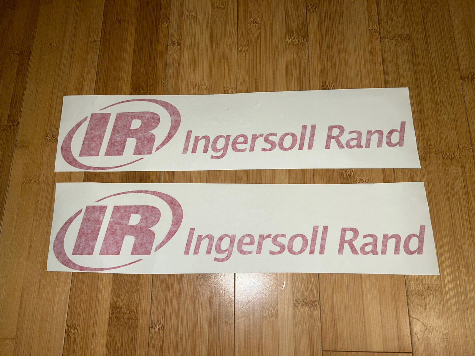 18” IR Ingersoll Rand Sticker (set of 2) Air Compressor Bobcat Decal Replacement