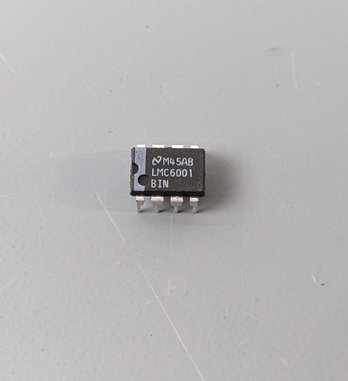 (2) LMC6001BIN OP AMP ~ Ultra Low Input Current, Low Noise, NSC