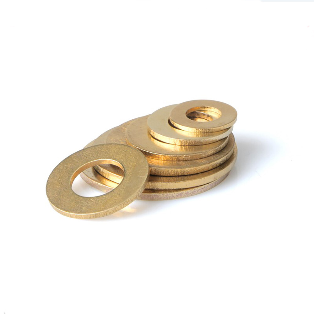 3mm 4mm 5mm Form A Washers Flat Solid Brass Solid GB97 Metric Thickness 0.4-2mm