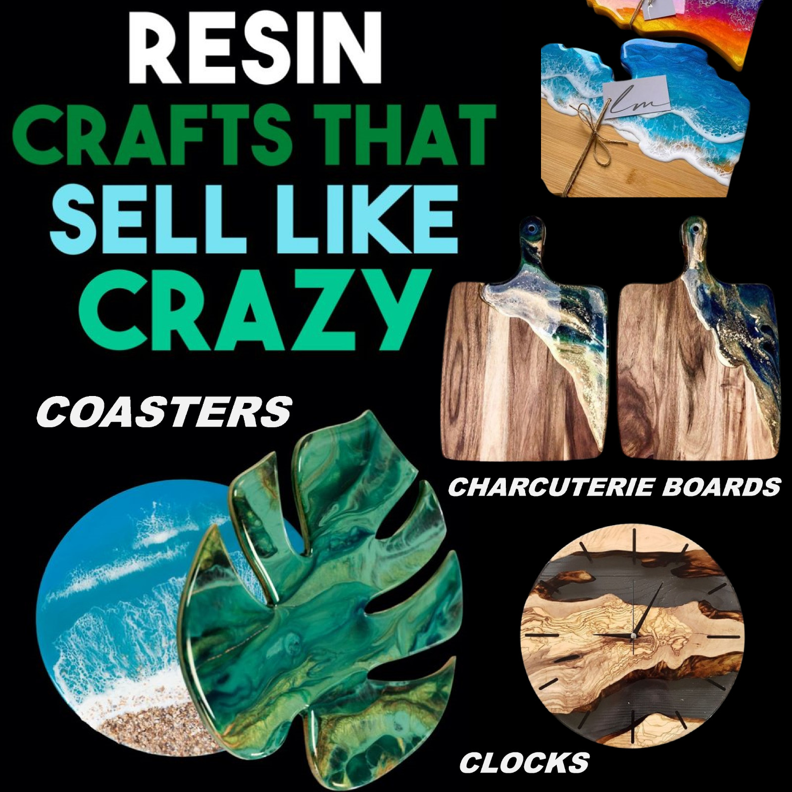CLEAR EPOXY RESIN TABLE TOP BAR EPOXY CRAFT ART NANO CERAMIC CLEAR COATING KIT