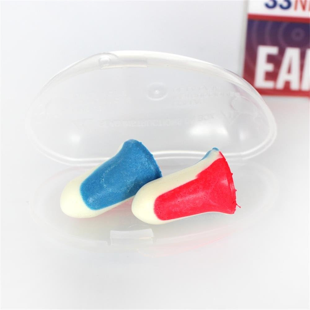 Howard Leight Disposable Foam Shooting Earplugs, 10-Pairs Red/White/Blue