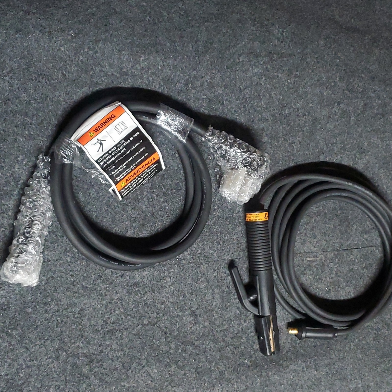 Electrode Holder & Cable with Copper Electrode for Stick Welding