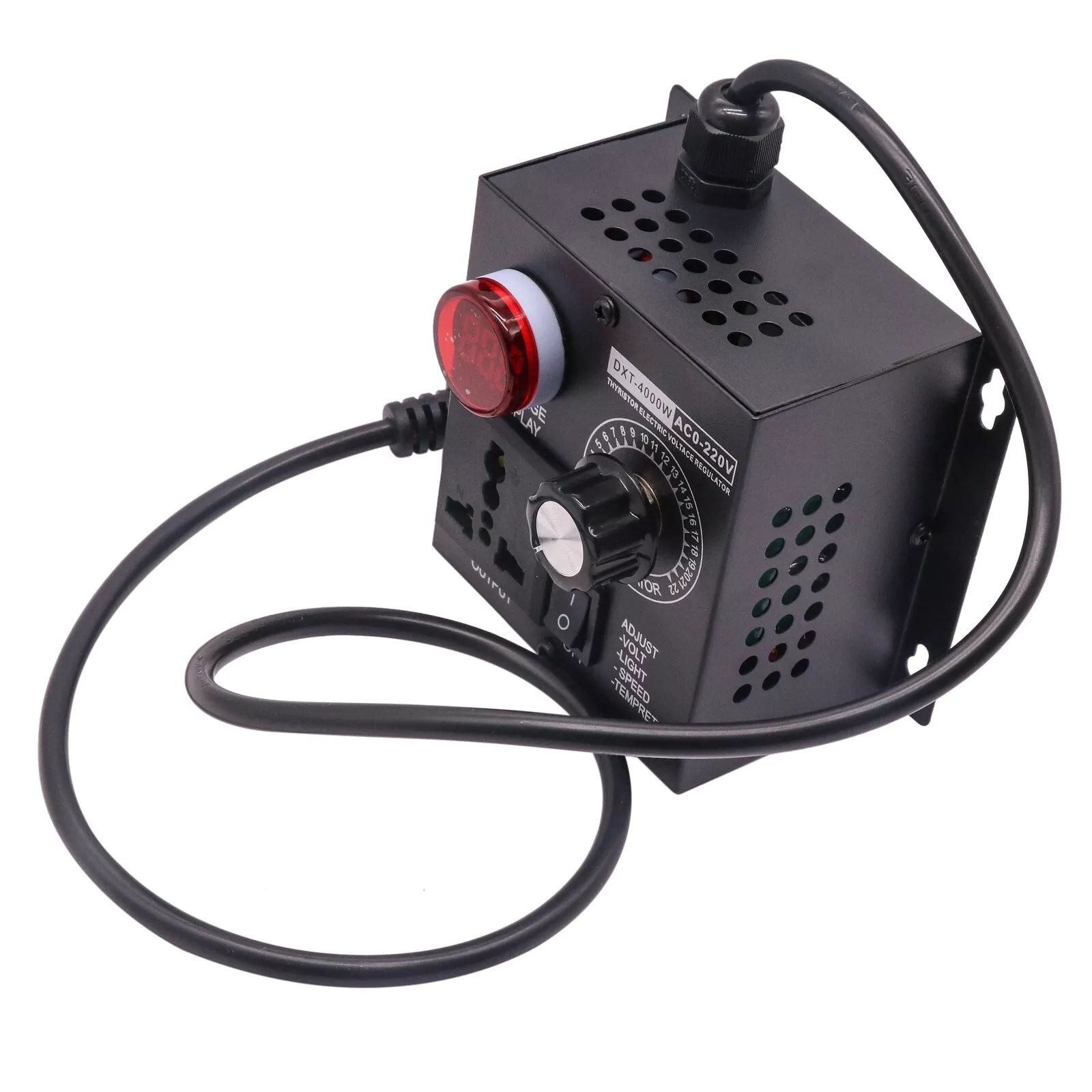 AC 110V/220V 4000W New SCR Electronic Voltage Regulator Fan Speed Controller