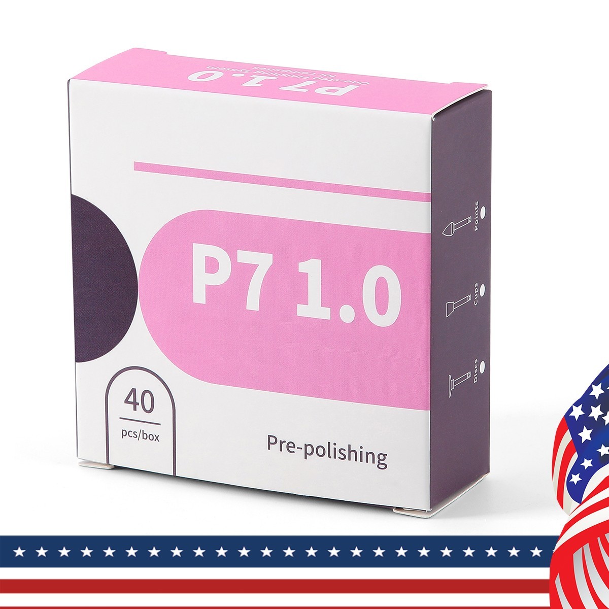 40pcs Dental Finishing Finisher Points Composite RA Polishing Polisher AZDENT