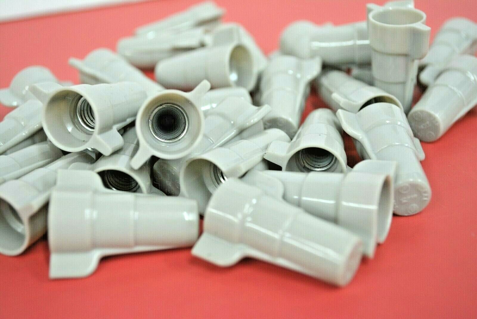 100 x WINGED TWIST 300V 22-16 AWG GREY Electrical WIRE Spring CONNECTOR 455 NEW