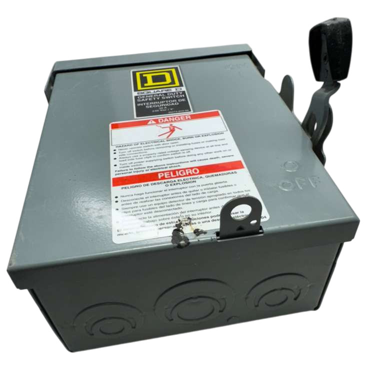 Square D D221NRB General Duty Safety Switch Series E3, 30A, 240VAC *Please Read*