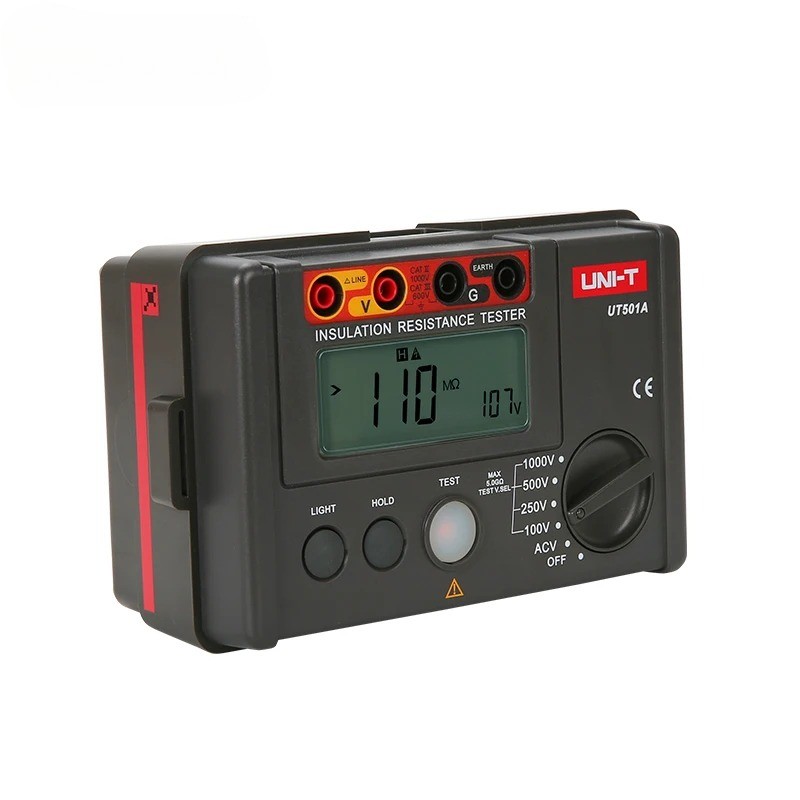 UNI-T UT501A Megger 1000V 5GΩ PI/DAR Insulation Tester Auto Discharge AC/DC