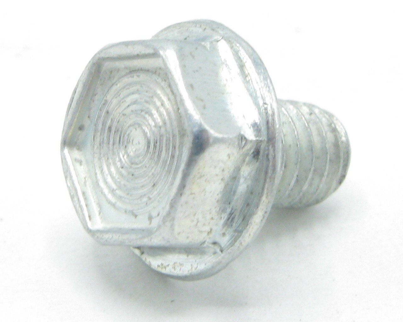 M4-0.7 x 6mm Hex Flange Bolt, Zinc, 50pcs