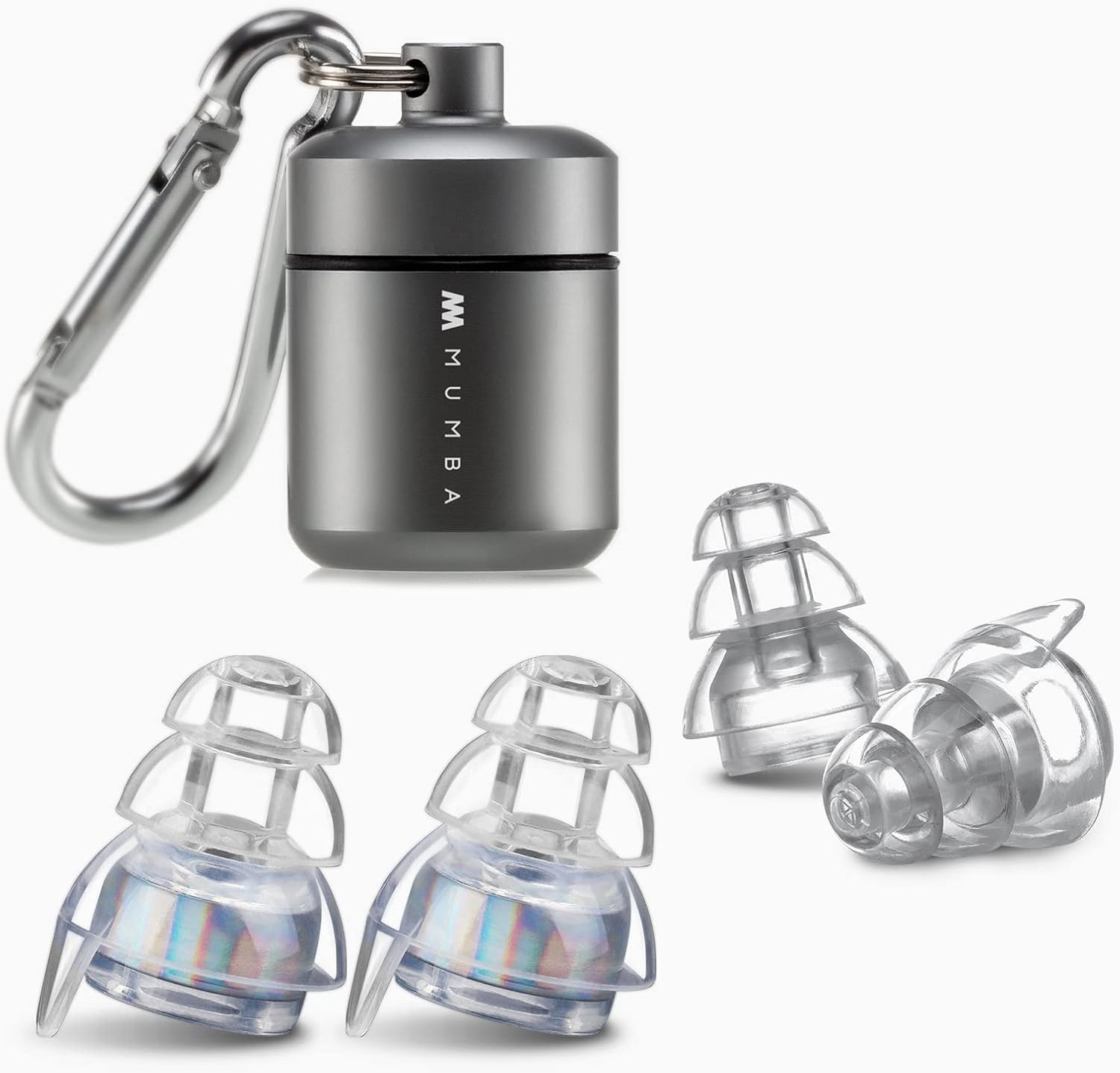 High Fidelity Reusable Ear Plugs 24dB Advanced Filter Technology Ear Protection