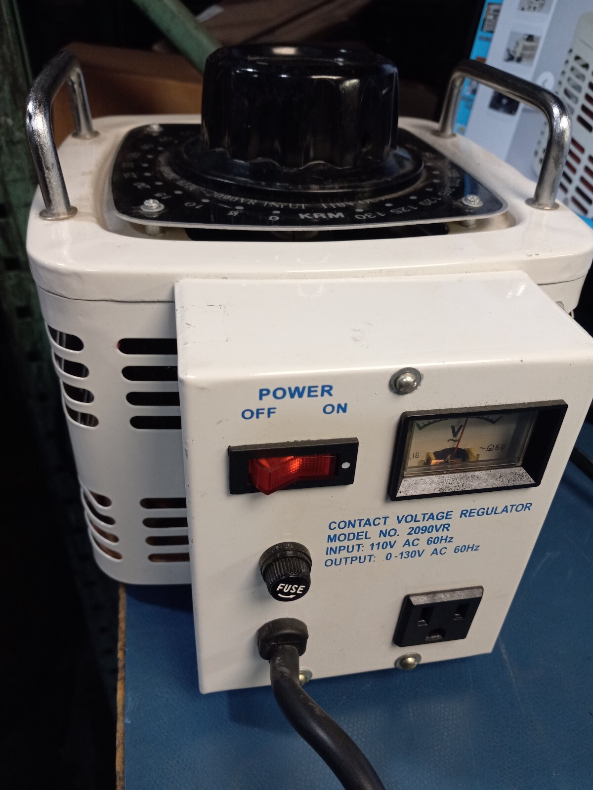 KRM 2090VR 110V Input 0-130V Output Contact Voltage Regulator