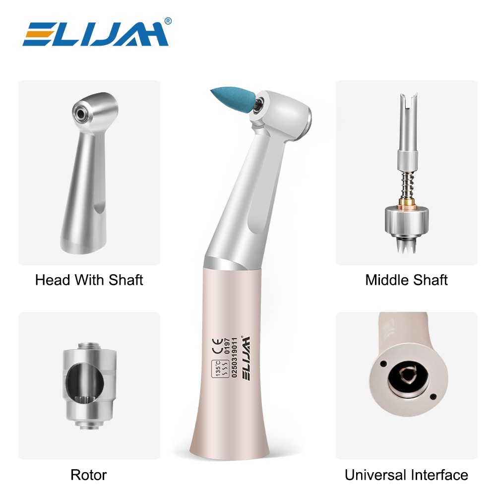 Dental 1:1 Low Speed Contra Angle Handpiece Implant For ø2.35mm Bur E-Type FX205