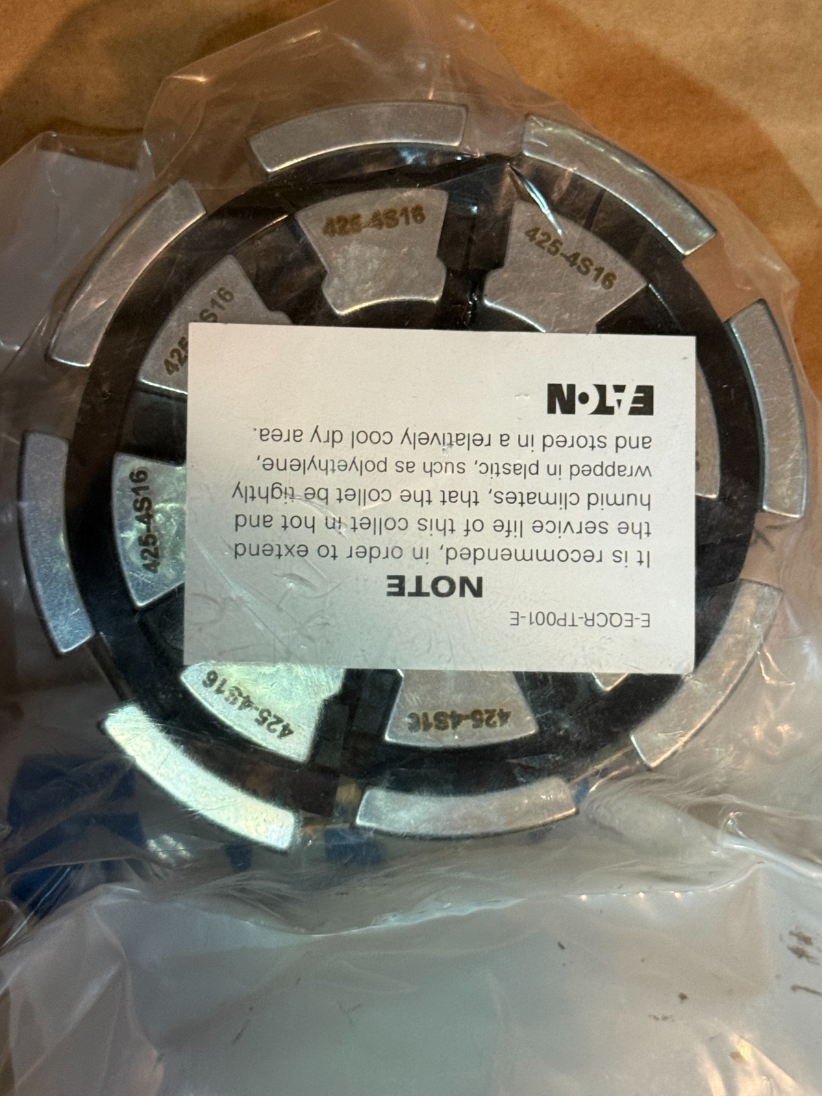 EATON WEATHERHEAD ET425DC-4S16 Spiral Collet